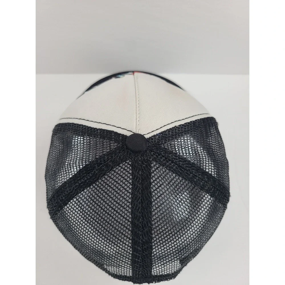 DC Comics‎ Harley Quinn Mens Trucker Hat Black White Mesh Snapback Graphic Print